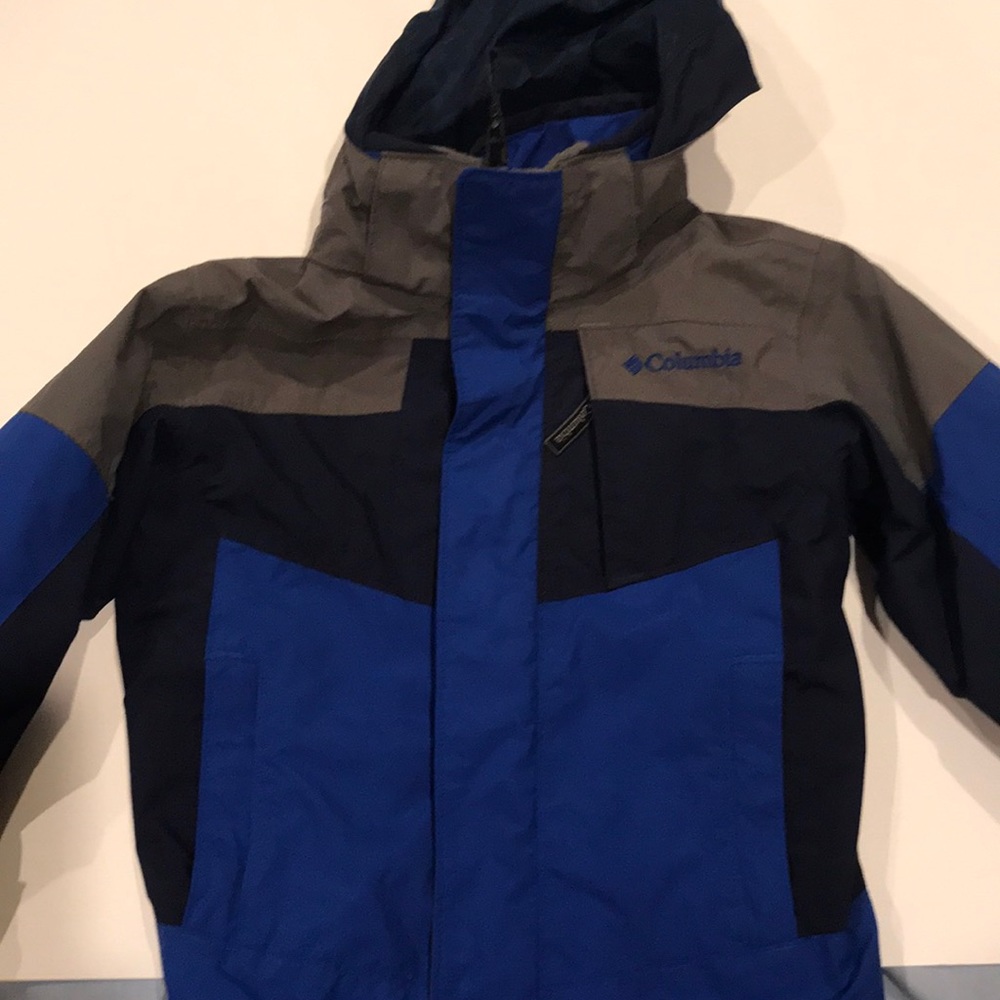 Columbia youth interchange shell jacket 4/5